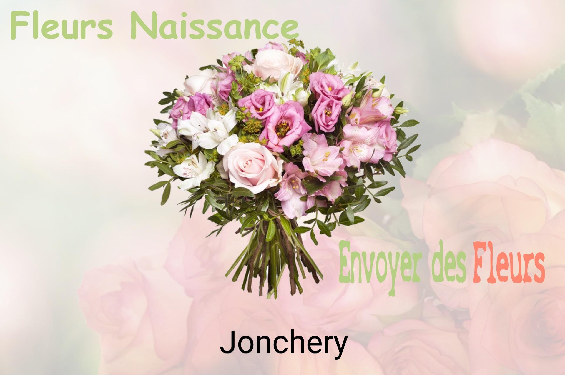 Bouquet de fleurs de naissance livré à Jonchery